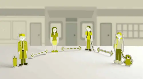 Ridotte le distanze sociali