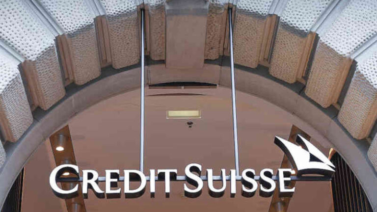 Credit Suisse applica tassi negativi dai 2 milioni di liquidità